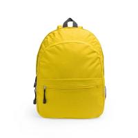 Mochila básica unisex de color liso, bolsillos con cremallera, redecilla lateral, tiras y espalda acolchadas, Le Côté Chic - details 4