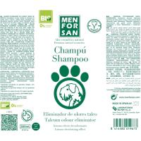 Menforsan Champu Perro Eliminador de Olores Talco 300ml - Neutraliza las moléculas del mal olor - Hidrata y Revitaliza - details 1