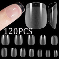 120PCS Uñas De Coffin Largas Y Curvas Extra Largas Cubiertas Mitad Uñas De Acrílico Profesional Uñas Falsas De Plástico Para Manicura Casera - details 4
