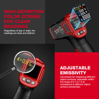 HABOTEST HT650 Termómetro Digital Infrarrojo No Contacto Para Pizza BBQ Asador Industry Láser Medidor De Temperatura Handheld - details 14