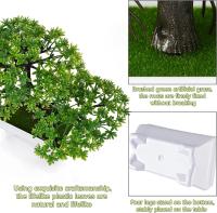 Planta Artificial De Bonsái En Maceta Flores Falsas Para Decoración De Mesa Ornamento De Árbol De Plástico Para Interior - details 5
