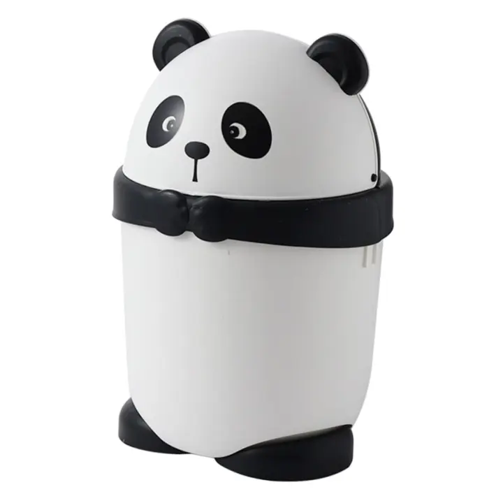 Pequeño contenedor para habitación de niños, cesta de basura de cocina con forma de Animal, organizador alto de botas de tocador, plástico para niños - 1
