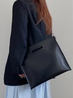 Bolso De Hombro Grande Para Mujeres Simple Y Elegante Bolso De Trabajo Y Estudio Bolso De Documentos Para Portátil Bolso De Moda De Cuero PU - details 9