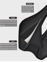 Sillín De Bicicleta KOCEVLO Para Carretera Y Montaña Cómodo Y Transpirable Asiento De Acero Pu Cushion Para Ciclismo Deportivo - details 3