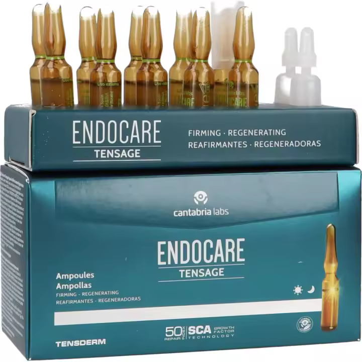ENDOCARE TENSAGE 20 AMPOLLAS 2ML TODO TIPO DE PIEL + PORTAMPOLLAS - 1