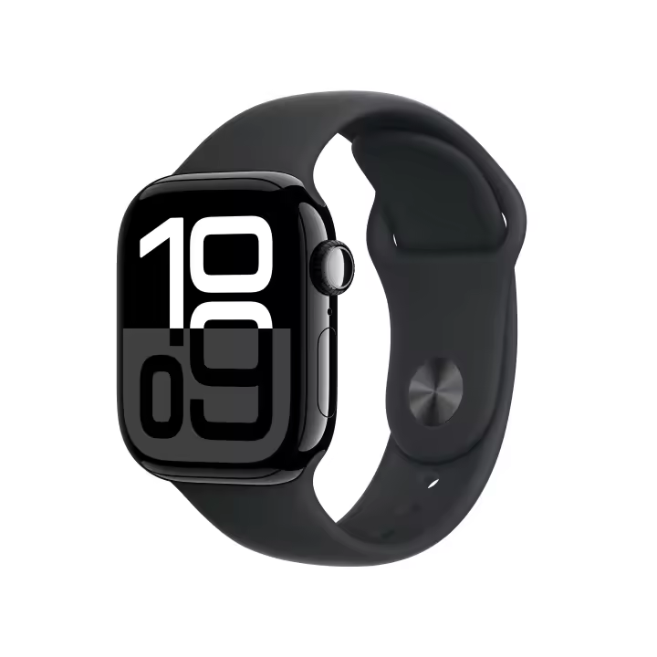 Apple Watch Series 10 OLED 42MM Digital 374 x 446 Píxeles Pantalla Táctil 4G Negro WiFi GPS (Satélite) - 1