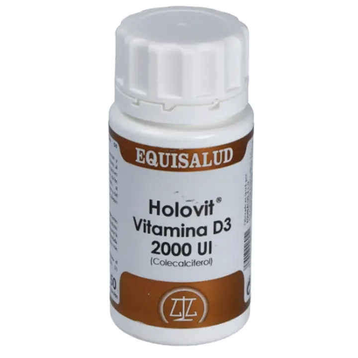 Holovit Vitamina D3 2000UI 50comp Equisalud - 1