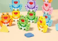 Juego De Pesca De Formas Montessori En Madera Bloques De Construcción Para Niños Educativo Jigsaw De Conteo Y Matemáticas - details 4