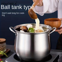 Olla De Acero Inoxidable Para Sopa Gran Capacidad Para Cocinar Fideos Y Pollo Estilo Universal Para Fogón Y Cococitor Inducción - details 4