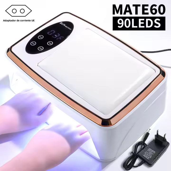 Lámpara LED UV Para Uñas Con 4 Tiempos Y Sensor Automático Lámpara Profesional De Secado Rápido Para Uñas De Gel Para Salón De Uñas Y Hogar - 1