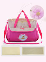 Bolso De Hombro Unisex Grande Y Ligero Con Estampado De Oso De Peluche Impermeable Para Mamá Bolsa Portátil Con Cierre De Cremallera Para Diaper - details 3