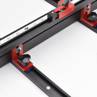 T-Track Stop De Aluminio Para Carpintería Herramienta De Trabajo Con Ranura Miter Faja Locator Chute Para DIY Mesas De Trabajo - details 1