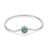 Pulsera De Plata Esterlina 925 Con Estrella Luna Mariposa Corazón Y Puño De Zirconia Para Mujer Pulsera De Moda Para Fiestas Y Joyería DIY - details 11