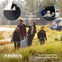 AREBOS Mesa plegable Mesa de jardín Mesa de comedor Mesa plegable camping 182cm - details 18