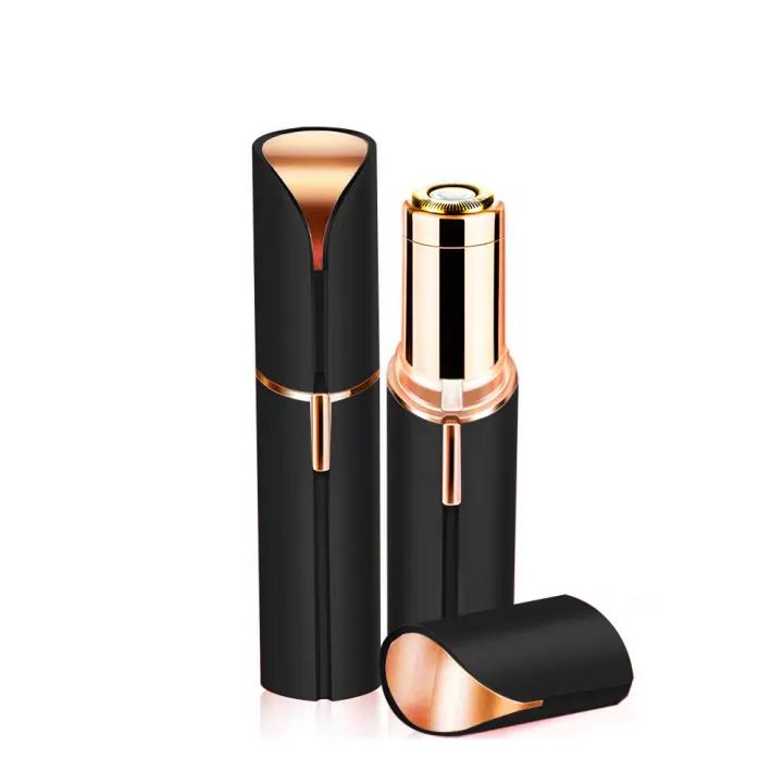 1pc Epilador Eléctrico Portátil Para Mujeres USB Remoción De Vello Facial Painless Para Bikini Labios Y Barba - 1