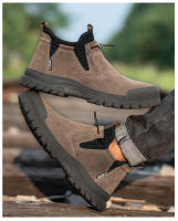 Botas De Seguridad Para Hombres Botines Indestructibles Con Punta De Acero Resistente a Perforaciones Botas De Trabajo Al Aire Libre - details 1