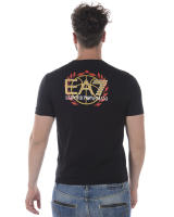 Emporio Armani EA7 Camiseta Algodón Hombre Negro 3 ZPT87PJ02Z 1200 - details 1