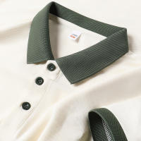 Camisa Polo Casual Para Hombres De Color Sólido Manga Corta Cómoda Para Verano Antideslizante Transpirable De Algodón Blends - details 2
