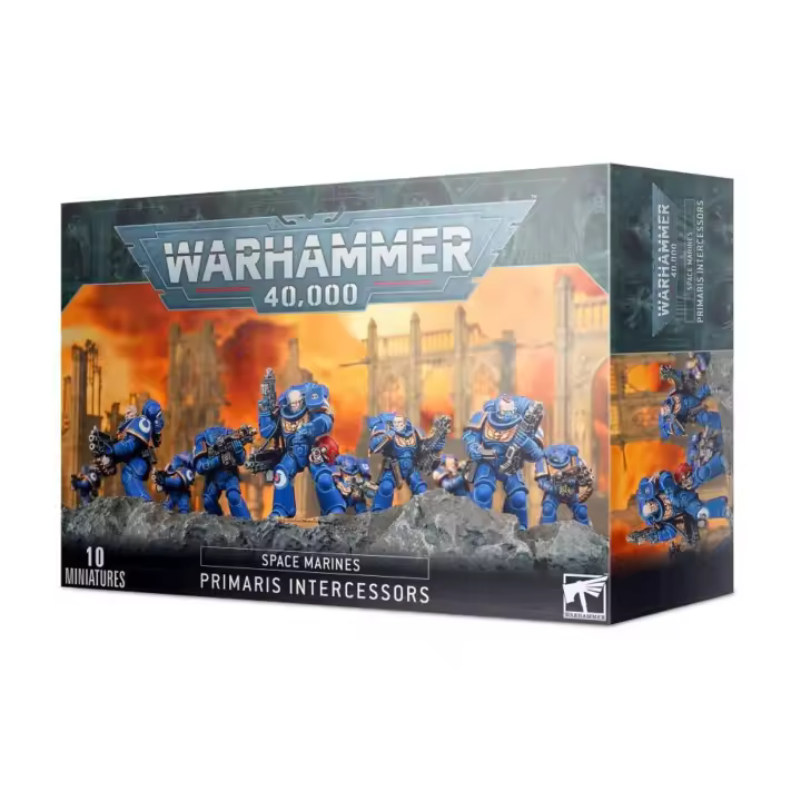 Games Workshop Warhammer 40.000 Interceptores Primaris Marines - Set de 10 - 1