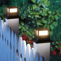 Lámpara De Valla LED Impermeable Con Panel Solar Para Jardín Y Calle Iluminación De Paisaje Solar Autónoma Post Cap Pilares Nuevo - details 5