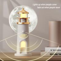Lámpara De Proyección De Faro De Luna Con Sensor De Movimiento Luz Nocturna Recargable USB Iluminación De Dormitorio Lámpara De Lado Para La Cama - details 5