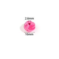 10pcs Cuentas De Acrílico Forma Irregular 16mm Multicolor Para Creación De Joyas DIY Pulseras Collares Accesorios - details 0