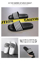 Zapatillas De Hombre Y Sandalias De Mujer Con Rayas Para La Piscina Sandalias De Playa De Tamaño Grande No Slip Para El Hogar - details 1