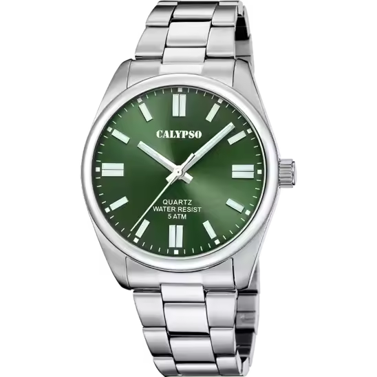 Reloj básico para hombre con esfera verde - CALYPSO K5862/5 - 1