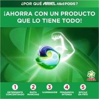 Ariel Todo En Uno Pods Regular Detergente En Cápsulas (18 + 18) Lavados, Con Lavado A 20 °C Y Perfume Duradero - details 0