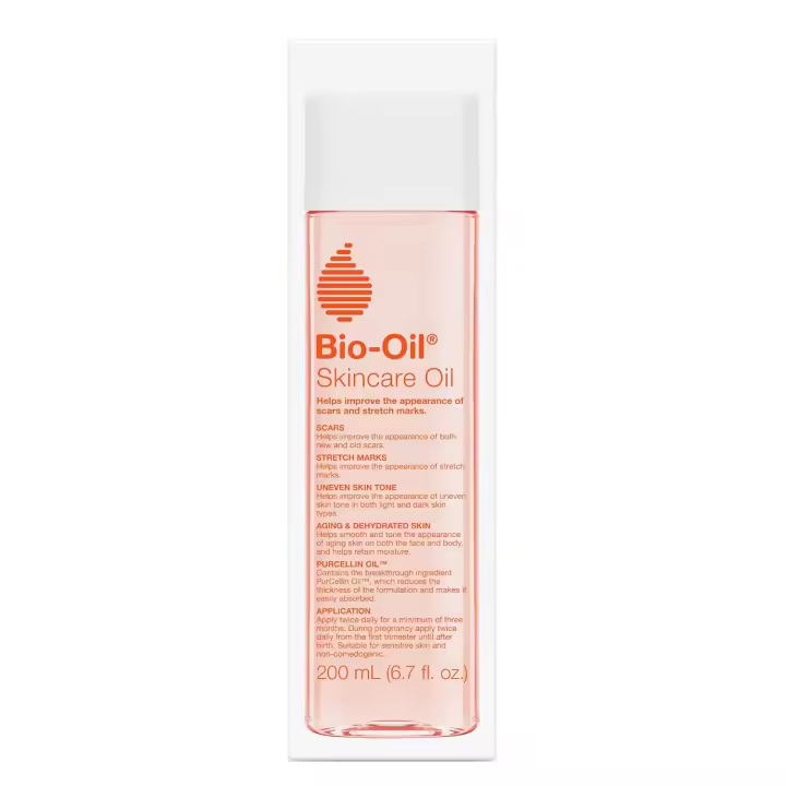 Bio-Oil Skincare Body Oil Serum, Face and Body Moisturizer with Vitamin E & A, for Scars, Stretch Marks, Sensitive Skin, All Skin Types, Dermatologist Recommended, Non-Comedogenic, 6.7 Oz - 1