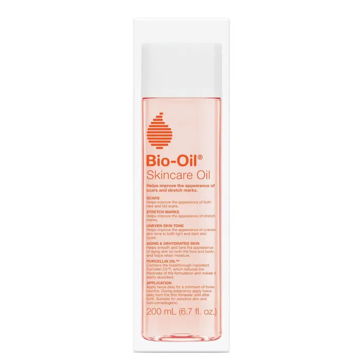 Skincare Body Oil Serum, Face and Body Moisturizer with Vitamin E & A, for Scars, Stretch Marks, Sensitive Skin, All Skin Types, Dermatologist Recommended, Non-Comedogenic, 6.7 Oz - 1