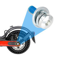 Tornillos de perno fijo para rueda trasera de patinete eléctrico, accesorios duraderos y duros de Metal para  M365/Pro, 21,7x11,7mm - details 1
