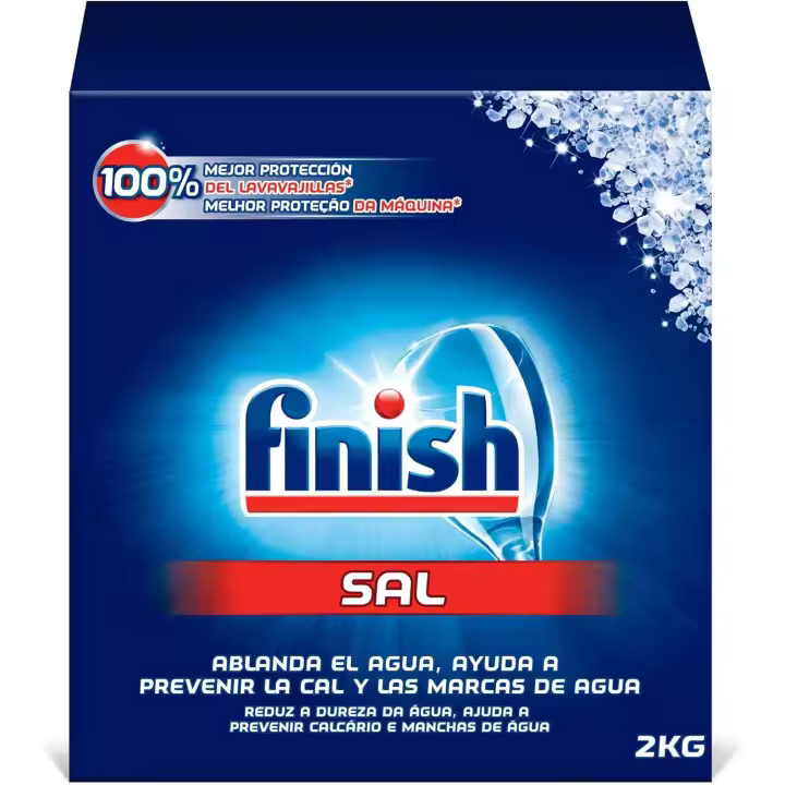 Finish- Sal para Lavavajillas-  Función Antical- 2 kg - 1