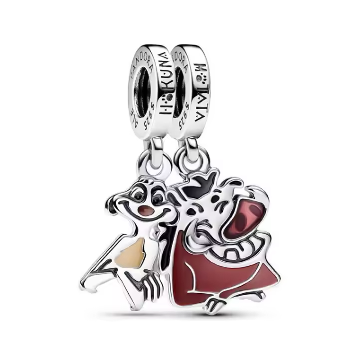 Charm Pandora Colgante Divisible Timon y Pumba - 1