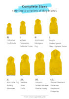 Chaqueta Impermeable Para Perros De Todas Las Estaciones Con Cierre Rápido De Velcro Y Recubrimiento De Poliéster PU Doble Cara - details 11
