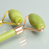 Masajeador De Rostro Gua Sha Herramienta De Cuidado De La Piel Para Levantamiento Corporal Y Adelgazamiento Con Rodillo De Jade Store Scraper - details 12