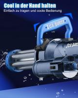 Gatling Pistola de agua eléctrica, pistola de agua eléctrica de doble cañón, emisión de luz, módulo de batería recargable incluido, pistola de agua eléctrica para adultos y niños - details 3