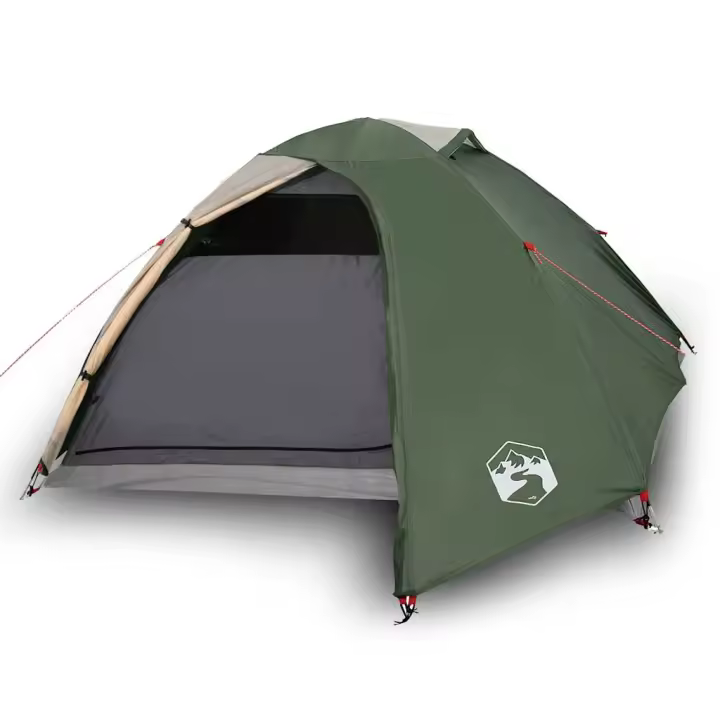 vidaXL Tienda de Campaña Iglú 4 Personas Tela Opaca Impermeable Toldo Color Azul,  orange,  Verde y mas - 1