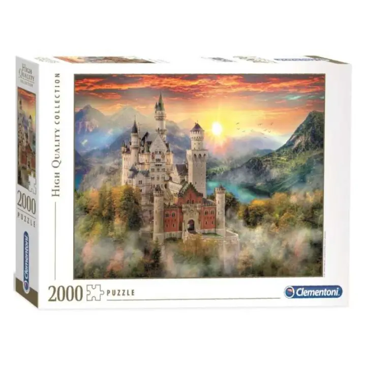 Puzzle 2000 piezas del Castillo de Neuschwanstein Clementoni - 1