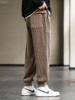 Nuevos Pantalones De Corduroy Para Hombre Otoño Invierno Estilo Callejero Holgado Casuales Pantalones De Jogger Talla plus Hasta 8XL - details 24