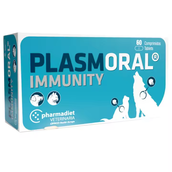 PHARMADIET PLASMORAL INMUNITY 60 COMPRIMIDOS PARA PERROS Y GATOS - 1