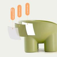 Tazón De Gato De Plástico Con Protección De Cuello Y Boca Oblicua En Colores Macarón Estilo Pierna De Elefante Antideslizante Alta Cadera Para Mascotas - details 16