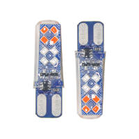 10PCS Lámparas LED W5W Para Coche Multicolor Indicador De Licencia Luz De Alineación Universal T10 COB 16SMD Estroboscopio - details 4