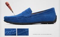 Zapatos Casuales Para Hombre De Cuero De Alta Calidad Mocasines Con Cordones Tamaño 38-47 Diez Colores Slip-on Zapatos De Conducción Moda Transpirables Y Massajeados - details 6
