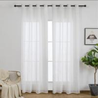 Cortinas de visillo lino y poliéster con diseño de puntitos en las líneas verticales entre circuitos 140x260cm. - details 0