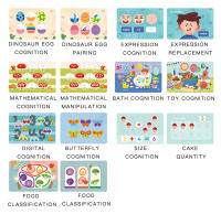 Juego De Educativos Montessori Para Niños Con Adhesivos Libro Ocupado Animal Números Juego De Puzzle De Alineación Regalo De Juguetes Educativos Para Niños - details 24
