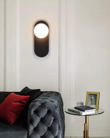 Lámpara De Pared LED De Vidrio Mate Con Interruptor De Enchufe Negro Y Oro G9 Para Pasillo Aisles Luz De Pared Moderna Para Cocina Comedor Dormitorio Foyer Estudio - details 15