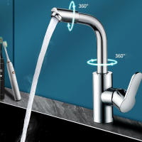 Grifo De Baño Giratorio Para Agua Caliente Y Fría Doble Grifo De Agua Caliente Y Fría Para Cocina Plata Montaje En Pared Cerámica Para Válvula Metal - details 2