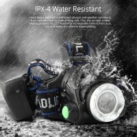 Linterna Frontal T6 Potente De Cabeza Para Camping Y Pesca Recargable Con 2 Baterías De 18650 Luz LED Fuente De Iluminación Para Escalada Y Senderismo - details 0