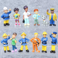 Juguete De Acción Fireman Sam 12Pcs/set Figura De Modelo PVC De Anime Lutador De Fuego Para Niños Y Niñas Regalo De Cumpleaños O Navidad - details 0